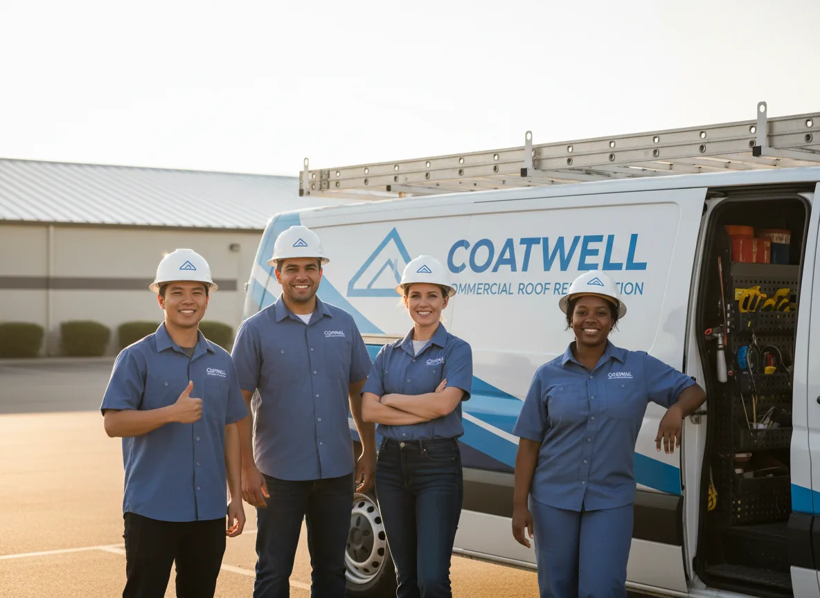 Commercial roof coating company in Colchester, IL